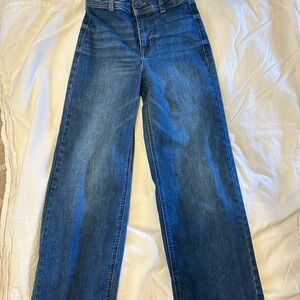 Oat New York Dark Blue Flare Jeans